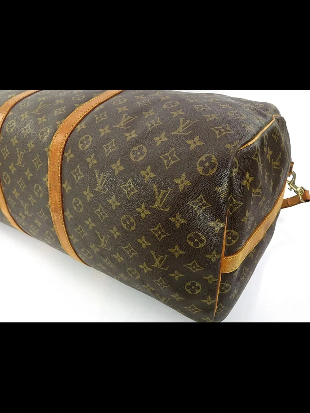 Louis Vuitton Brown Monogram Keepall Duffel Bag